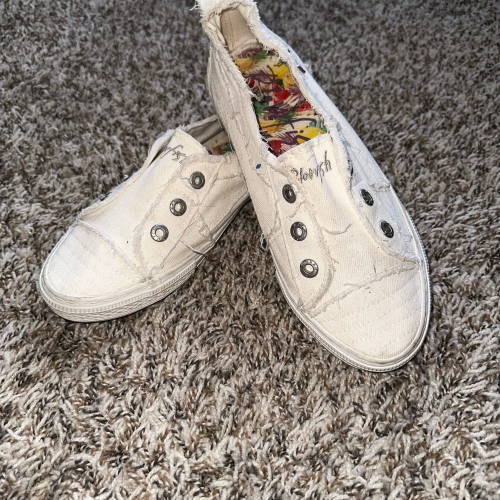 Women’s White Slip-On Shoes